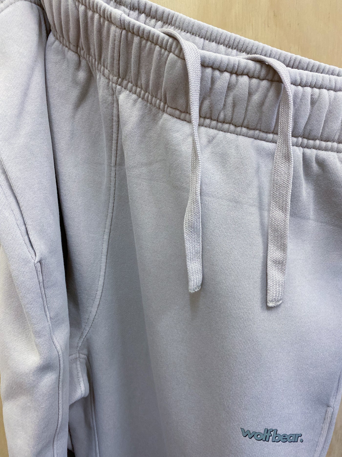 gone hiking track pants // faded bone