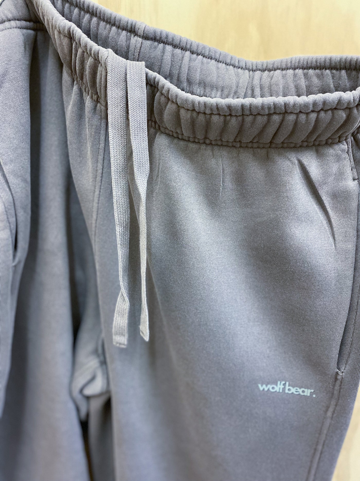 gone hiking track pants // faded grey