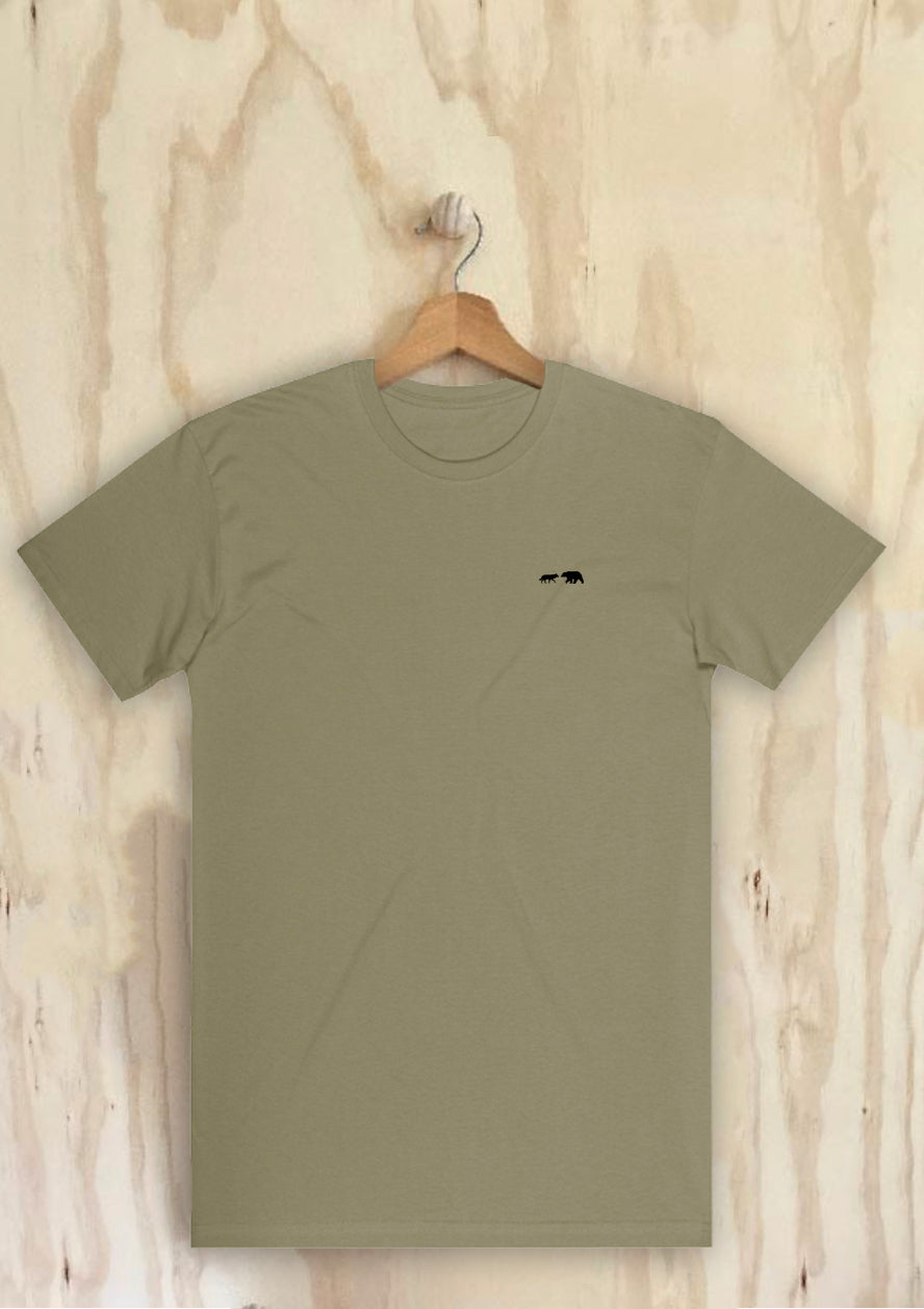 organic trail t-shirt eucalyptus