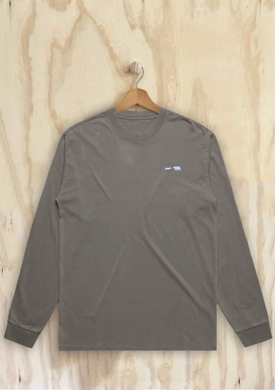 icon long sleeve grey